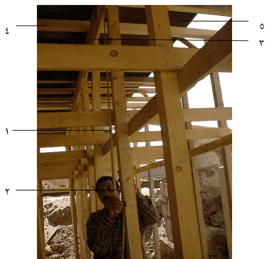 الشدات الخشبية للأسقف والكمرات - مكوناتها وتنفيذها بالصور